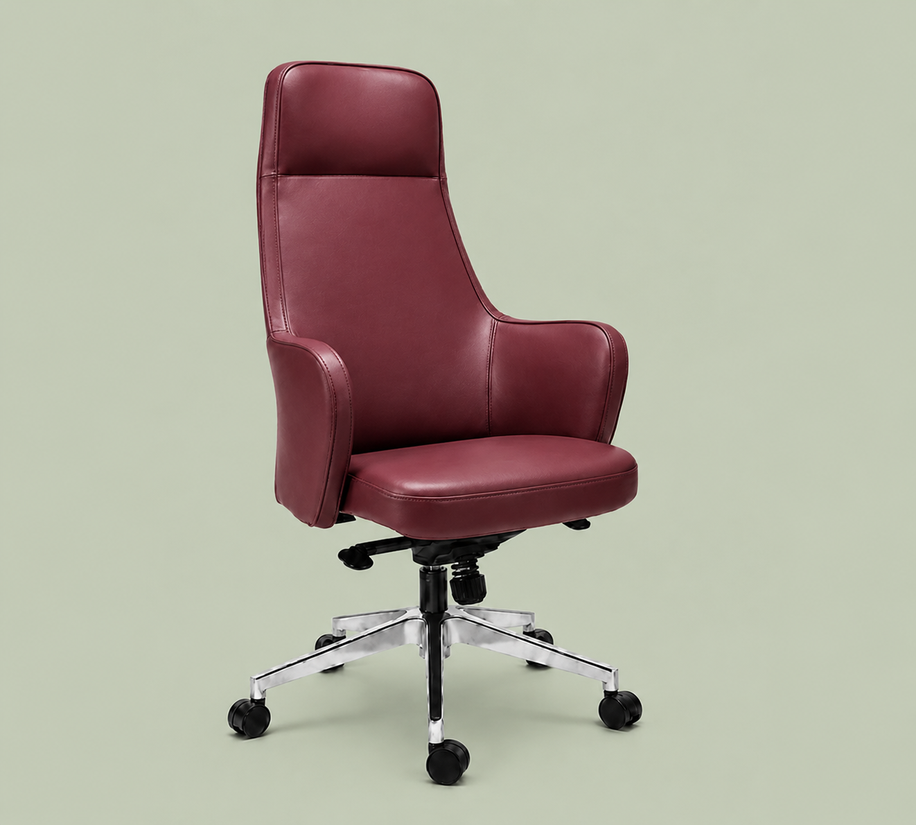Burgundy chair